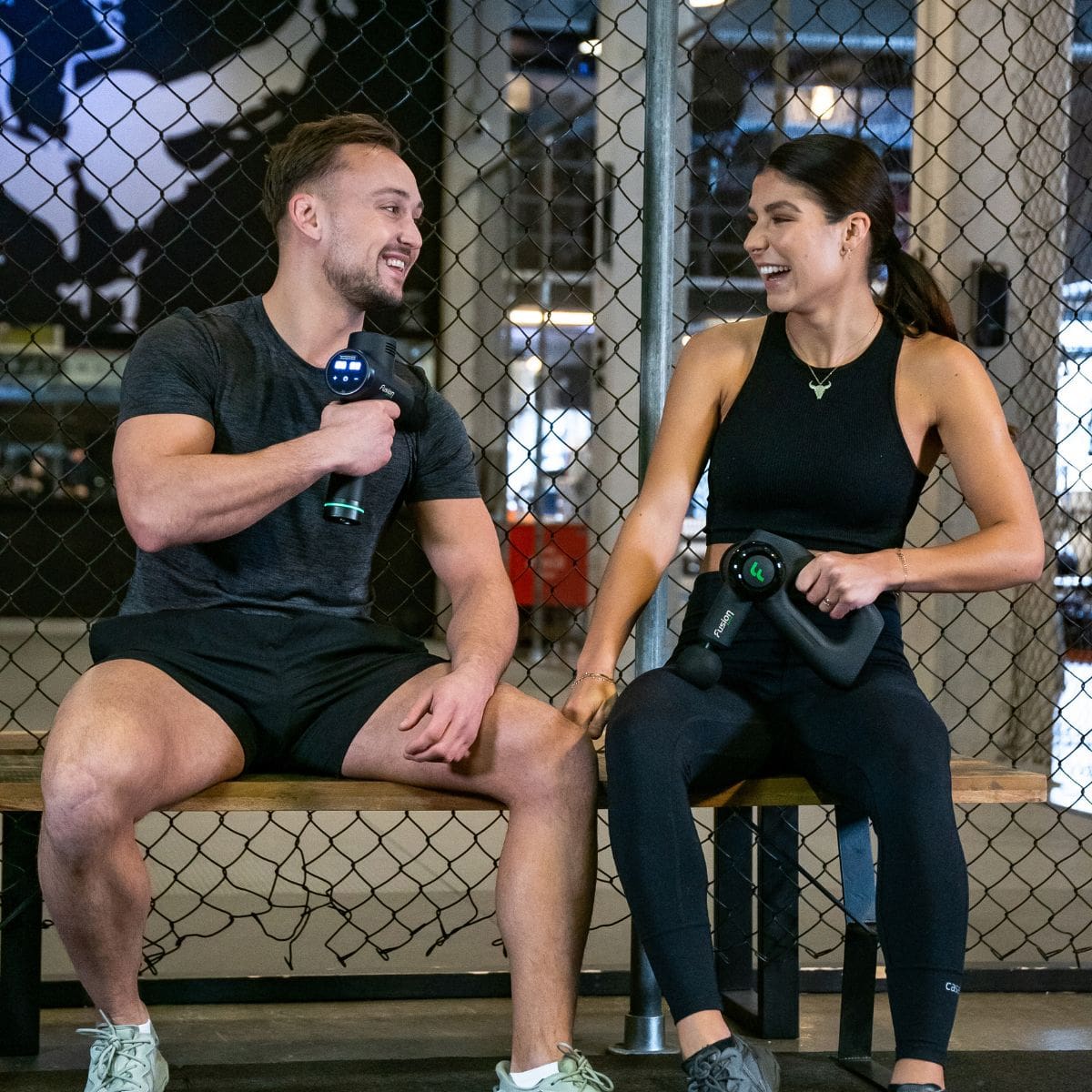 Chiropractor massage gun