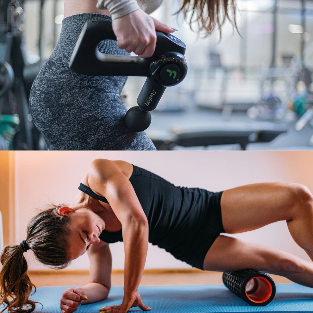 massage gun vs foam roller