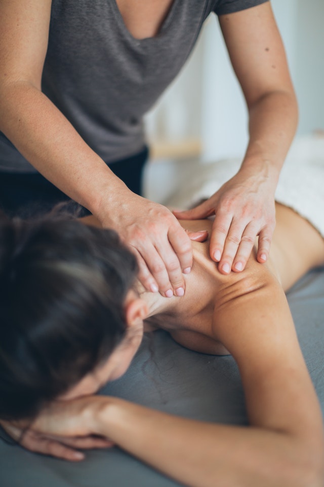 massage van gespannen spieren